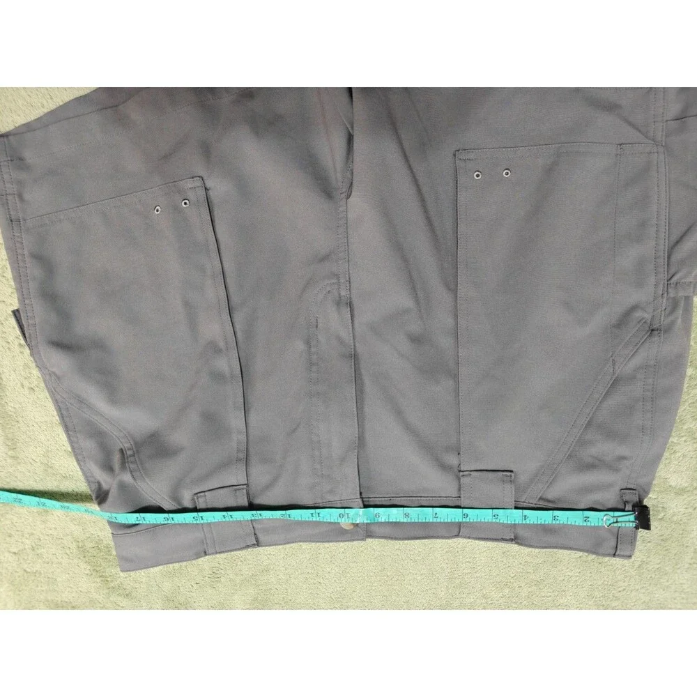 World Wide Sportsman Men 40 Fishing Shorts Gray Cargo Performance Polyester Bang